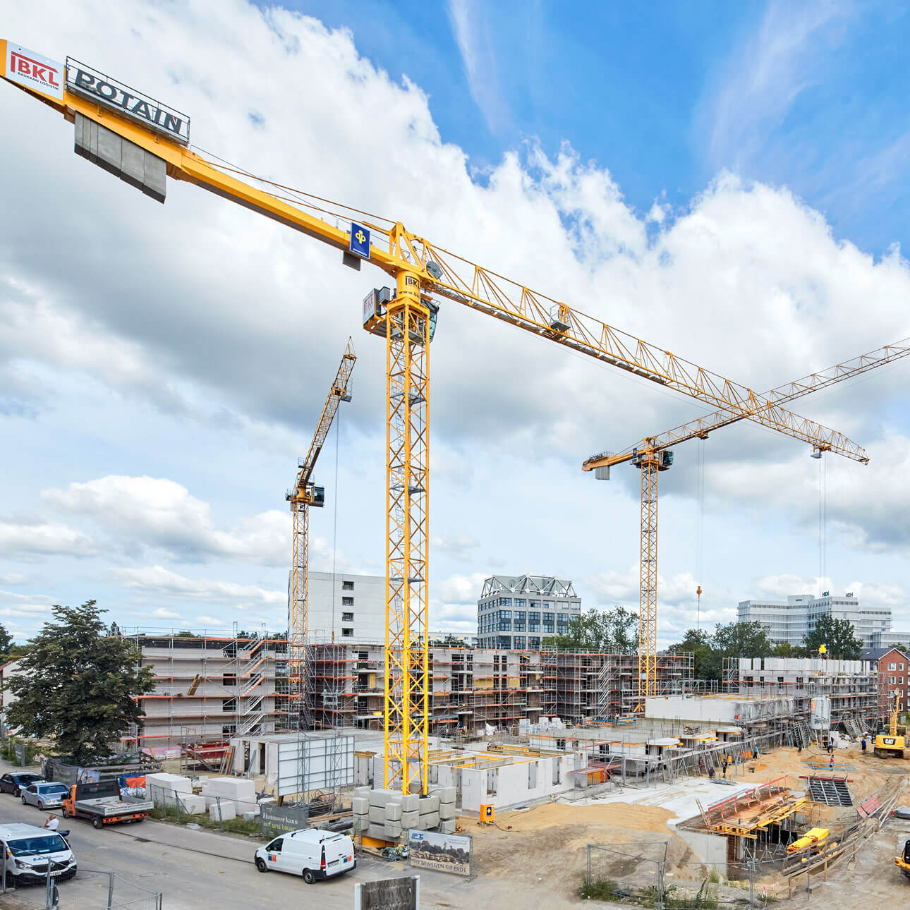 Potain Baukran mieten deutschlandweit